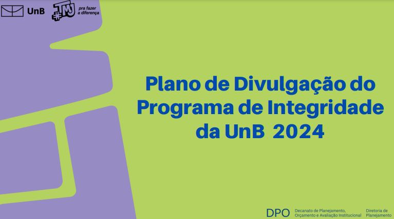 Plano de divulgação - Programa de Integridade 2024